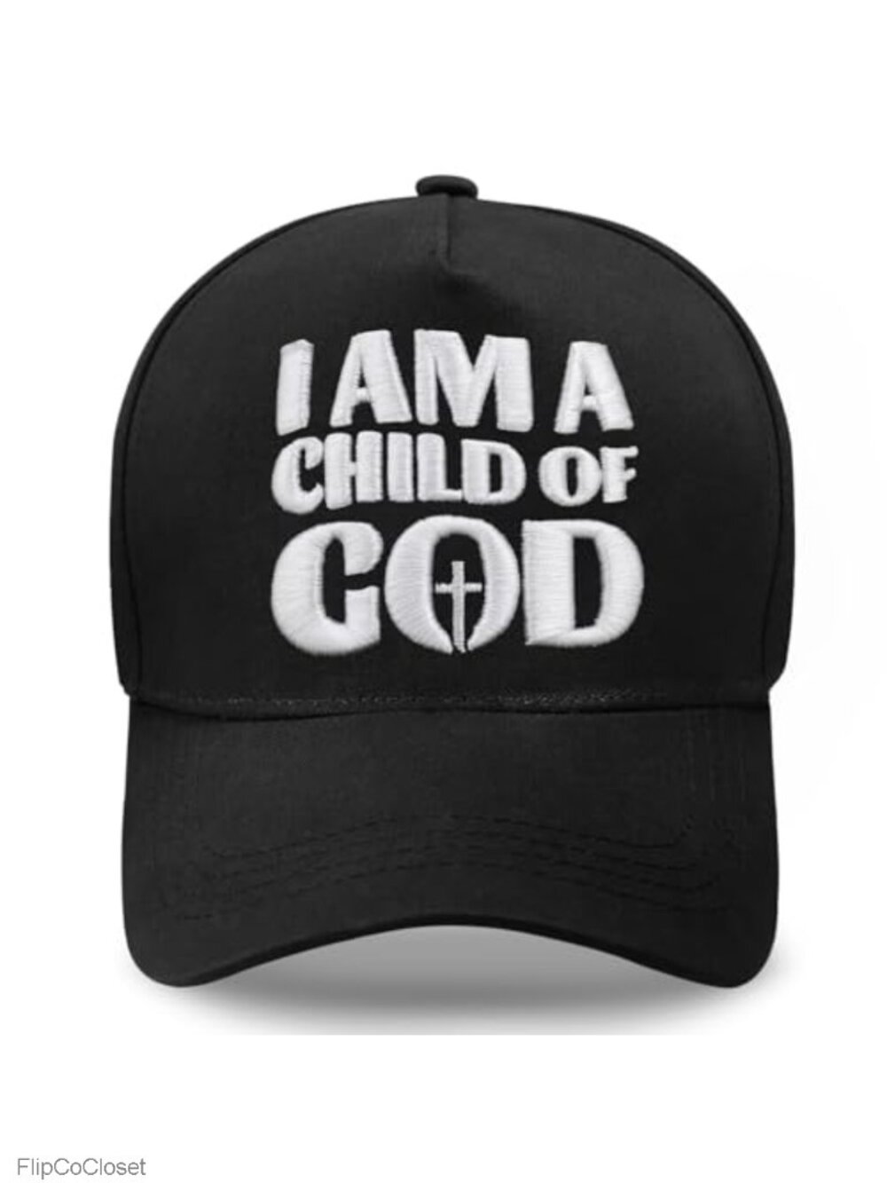 Christian Baseball Cap Adjustable Embroidered Faith Hat Women Men
